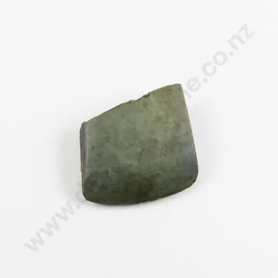 A Pre-European Toki Pounamu (Blade End Only)