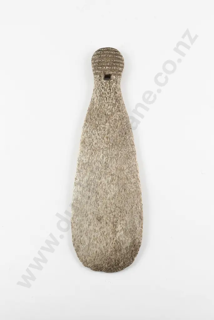A 19th Century Patu Paraoa (Whalebone Hand Club) Image 1++