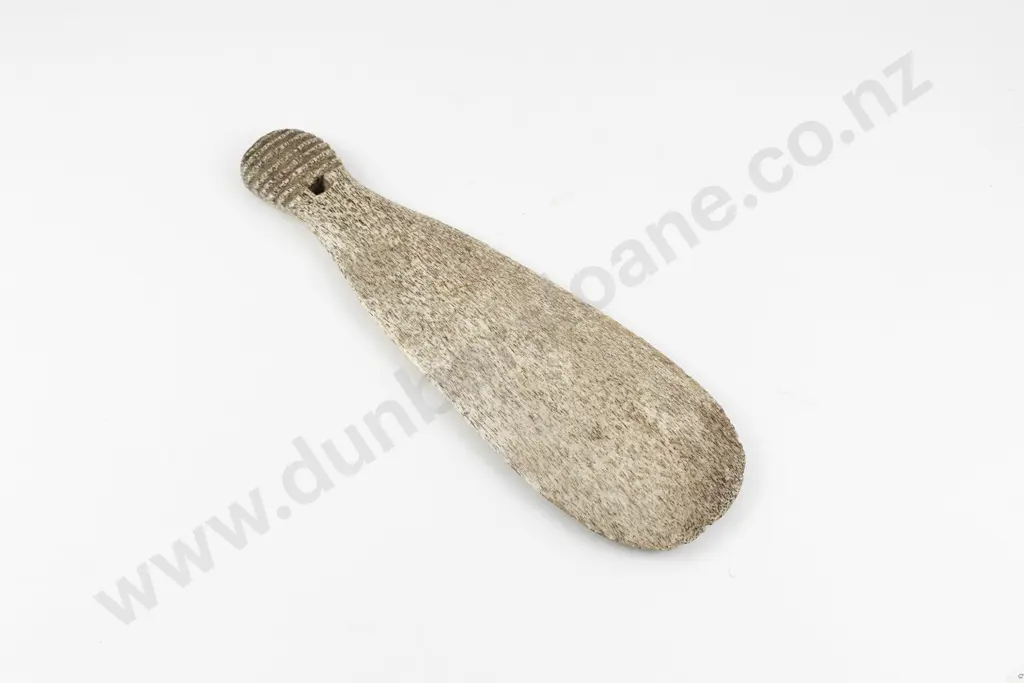 A 19th Century Patu Paraoa (Whalebone Hand Club) Image 1++