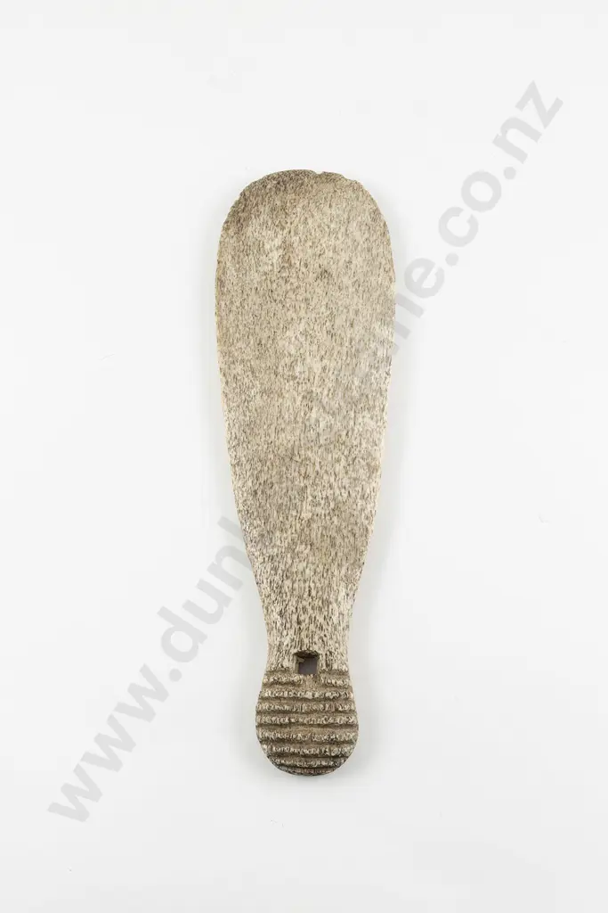A 19th Century Patu Paraoa (Whalebone Hand Club) Image 1++