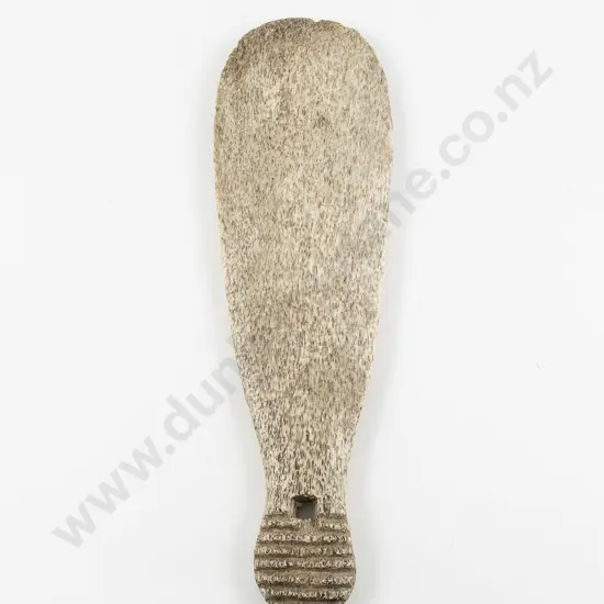 A 19th Century Patu Paraoa (Whalebone Hand Club)