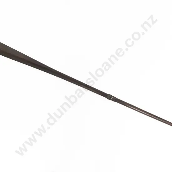 A Good 19th Century Pouwhenua (Long Handled Fighting Staff)