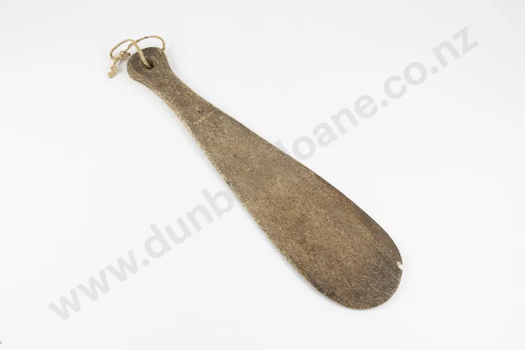 A 19th Century Patu Paraoa (Whalebone Hand Club) Image 1++
