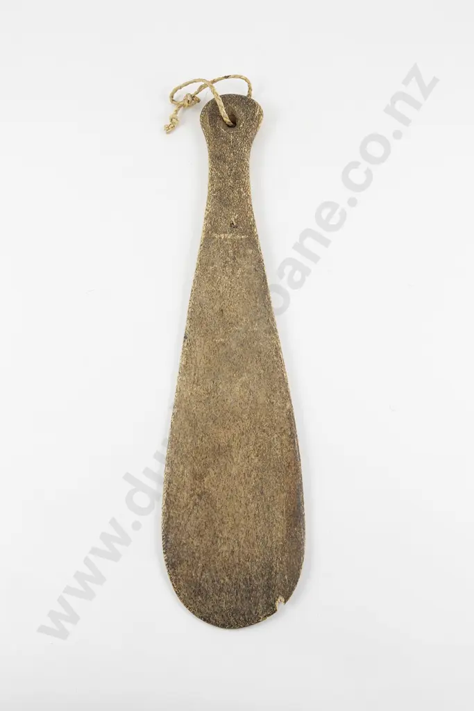 A 19th Century Patu Paraoa (Whalebone Hand Club) Image 1++