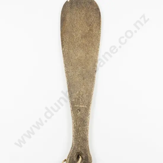 A 19th Century Patu Paraoa (Whalebone Hand Club)