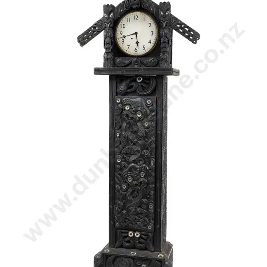 A Superb Ebonized Longcase Clock By Thomas Aubrey Chappé Hall