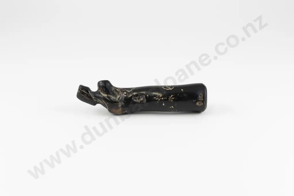 A Black Coral Nguru (Nose Flute) Image 1++