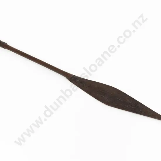 An Early 20th Century Hoe (Maori Paddle)