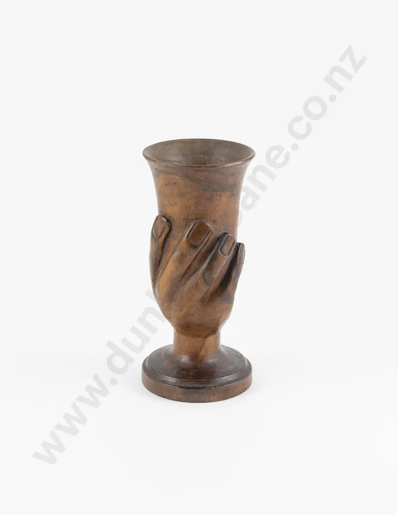 A carved Wood Pitcairn Island Cup Image 1++