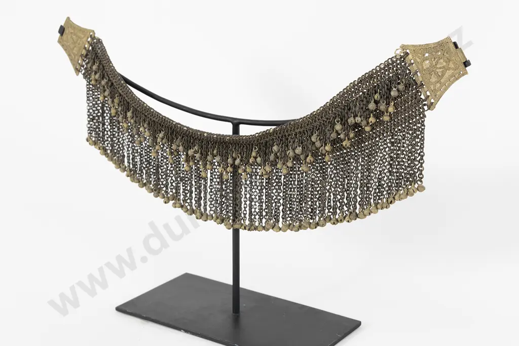 An Antique Ceremonial Brass Belt From The Philippines Image 1++