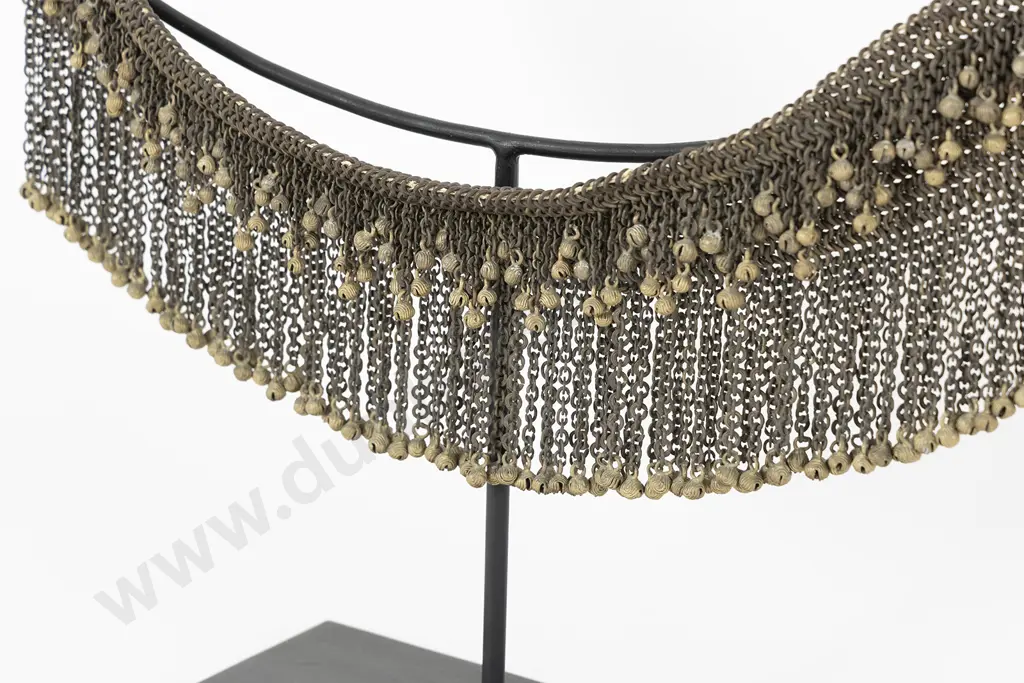 An Antique Ceremonial Brass Belt From The Philippines Image 1++
