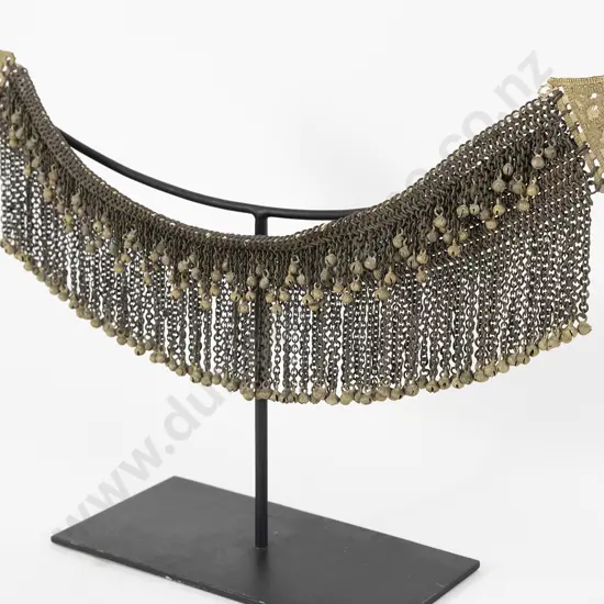 An Antique Ceremonial Brass Belt From The Philippines