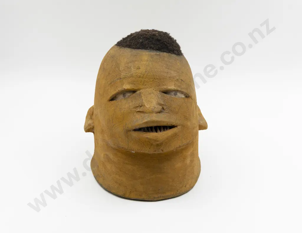 A Makonde Lipiko Helmet Mask From Tanzania Image 1++