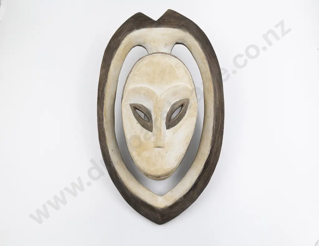 A Kwele Mask From Gabon Image 1++