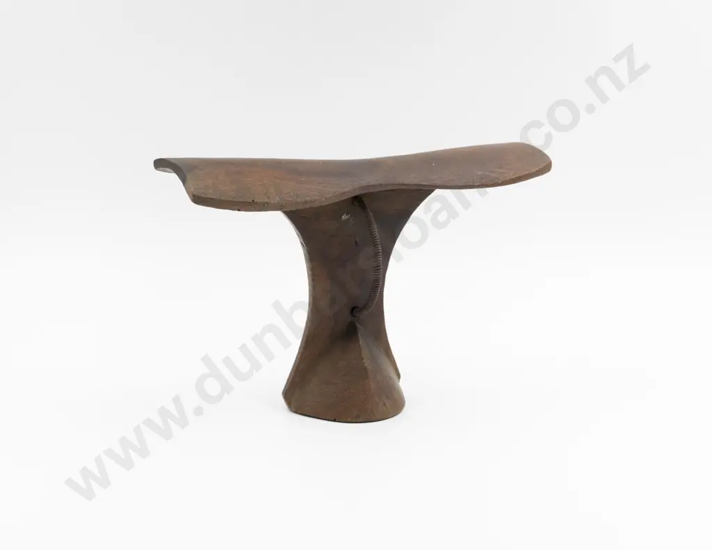A Wooden Headrest from Kenya Image 1++