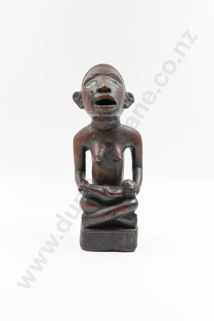 A Phemba Maternity Figure From the Yombe People Of Congo Image 1++