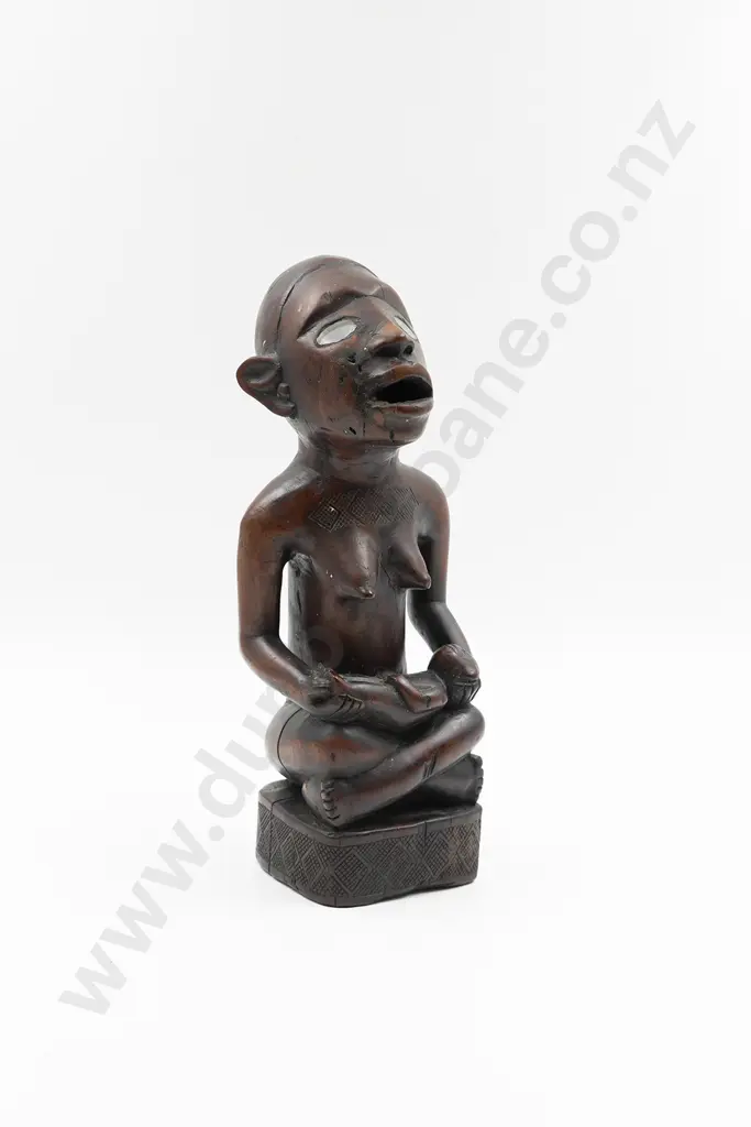 A Phemba Maternity Figure From the Yombe People Of Congo Image 1++