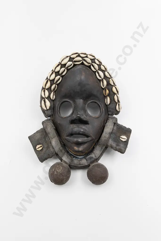 A Ceremonial Mask From The Dan People Of Liberia Image 1++