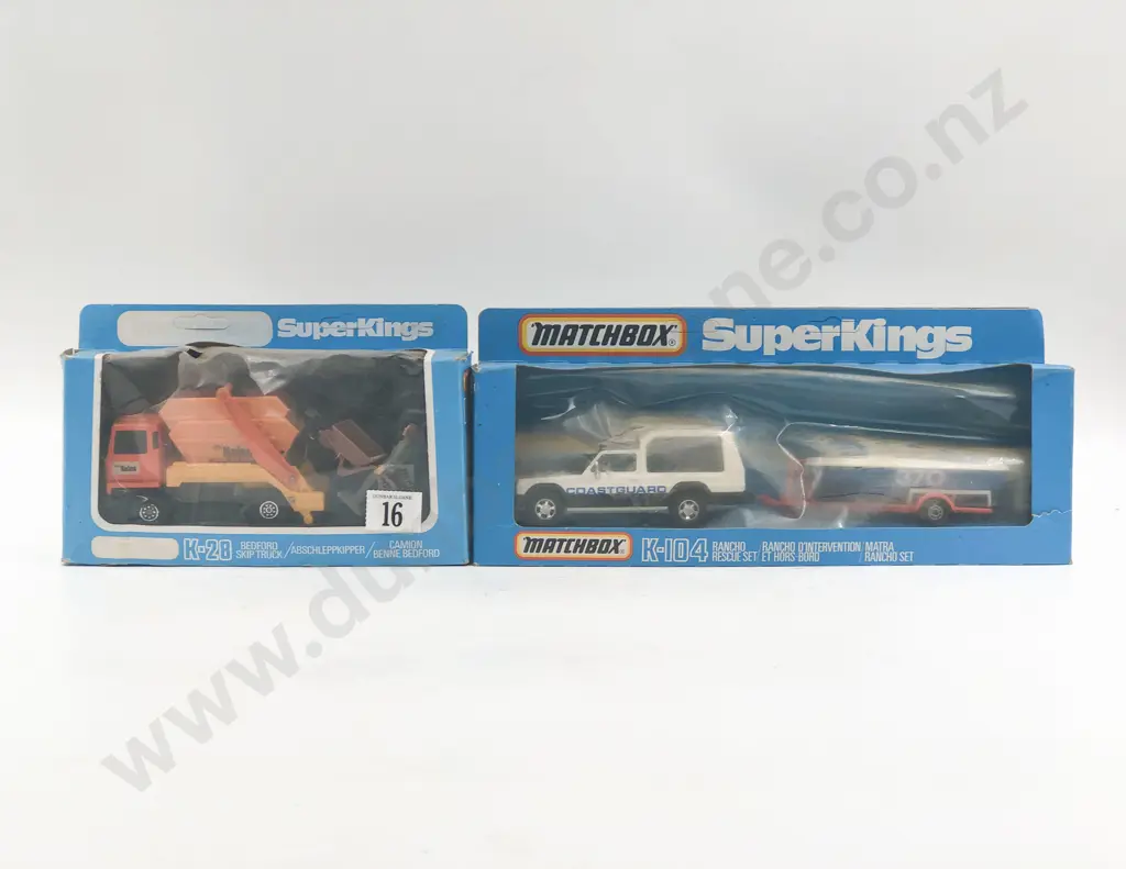 Matchbox Boxed Super King K-104 and K-28 Image 1++