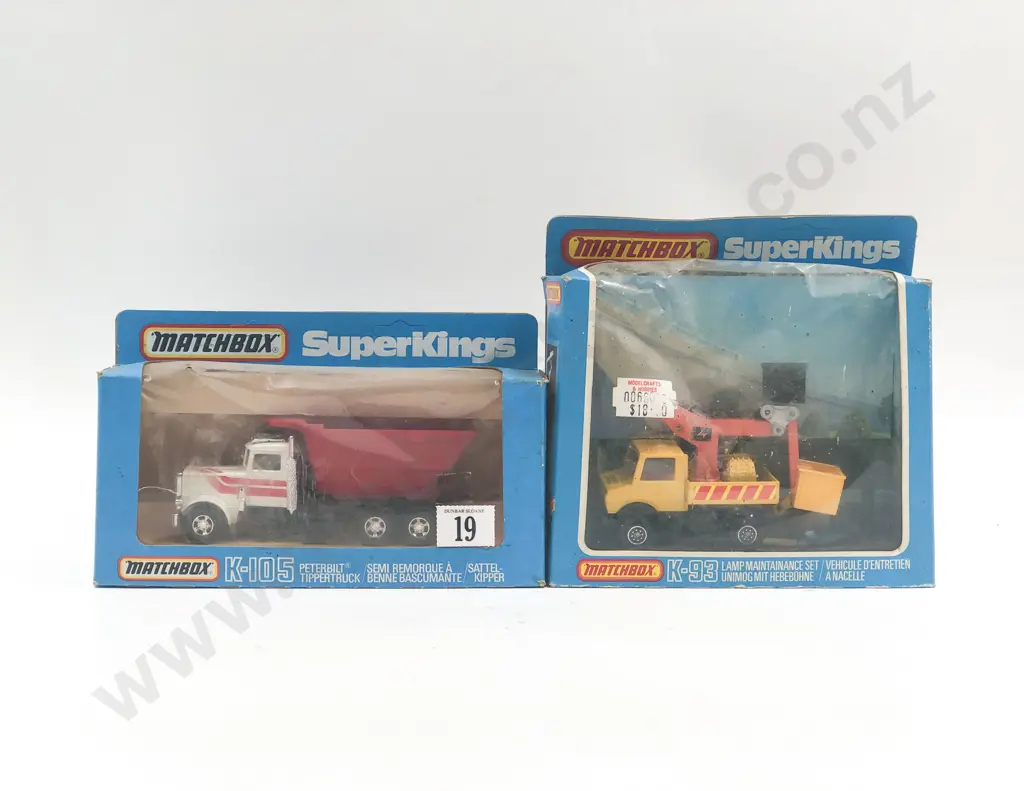 Matchbox Boxed Super King K-105 and K-93 Image 1++