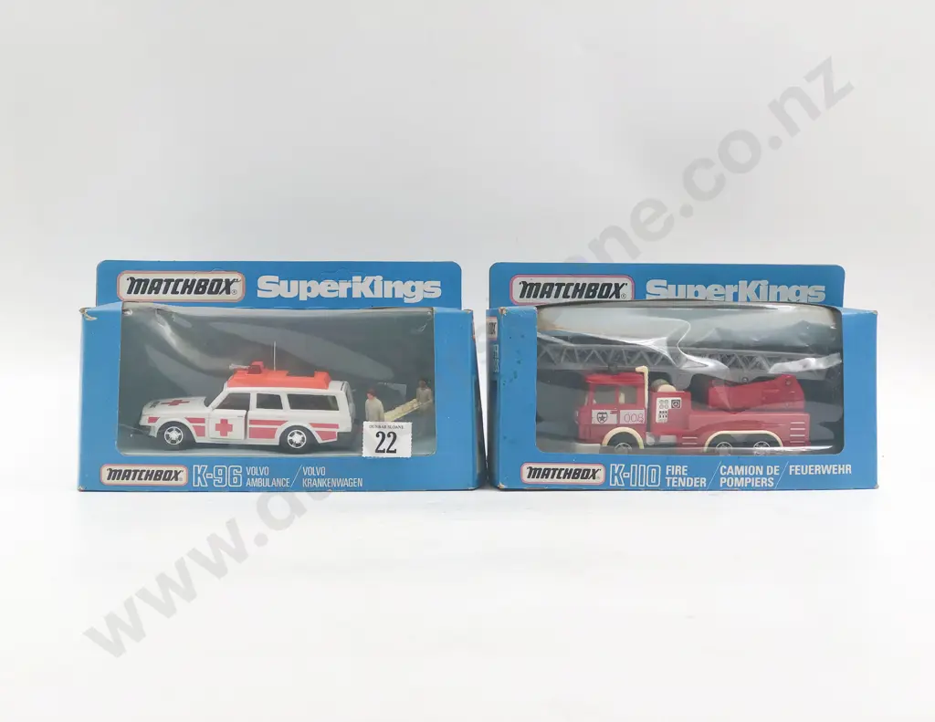 Matchbox Boxed Super King K-96 and K-110 Image 1++