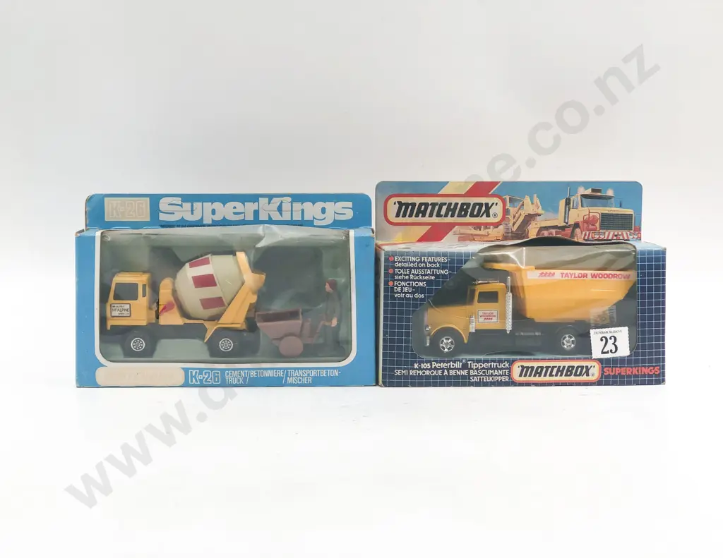 Matchbox Boxed Super King K-105 and K-26 Image 1++