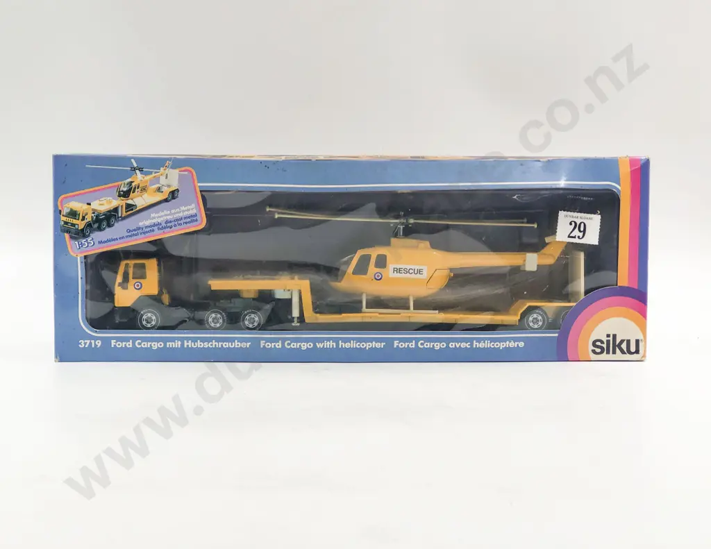 Siku Boxed 4719 Ford Cargo with Helicopter Image 1++