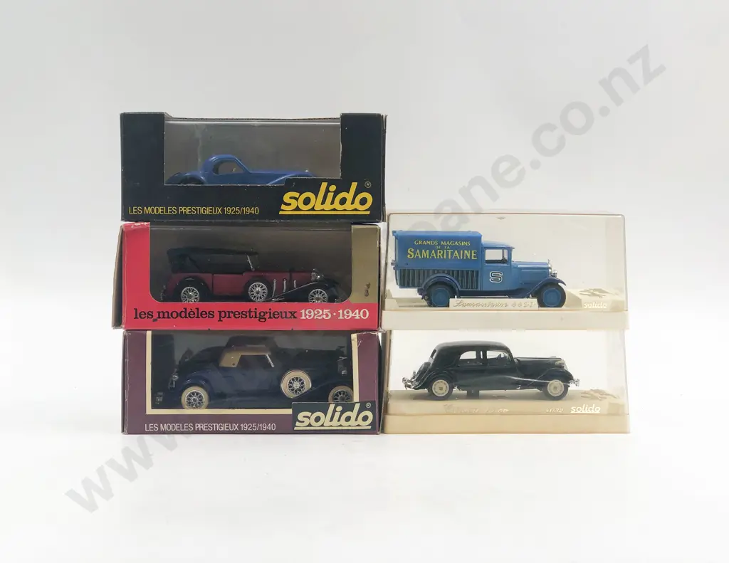 Five Solido Boxed Models Image 1++