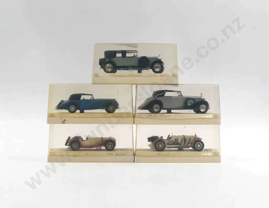 Five Solido Boxed Models Image 1++