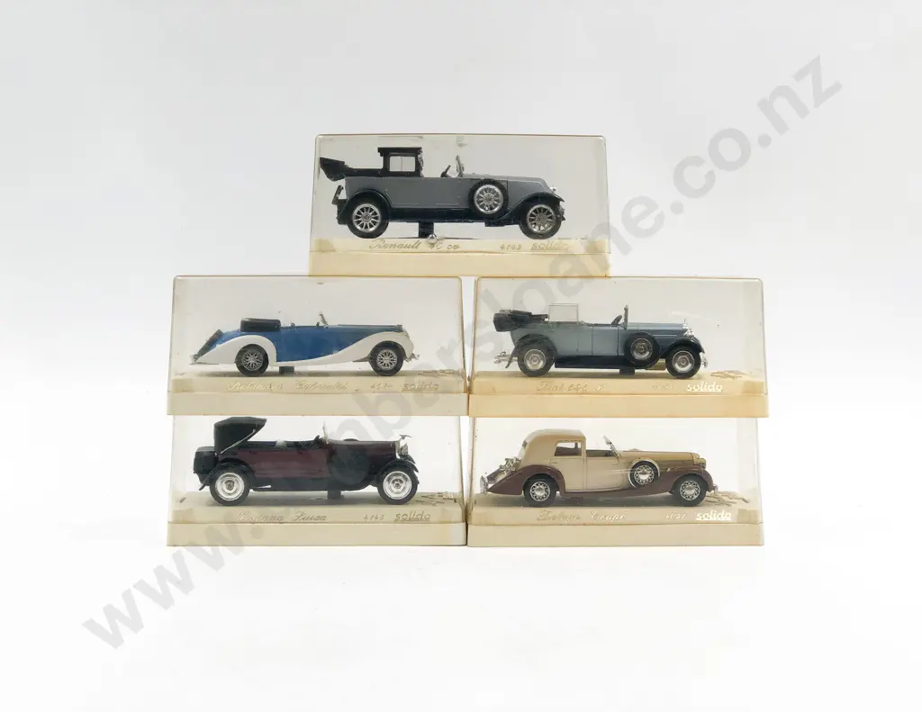 Five Solido Boxed Models Image 1++