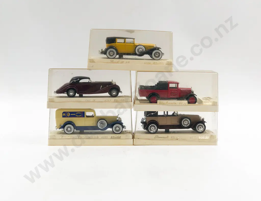 Five Solido Boxed Models Image 1++