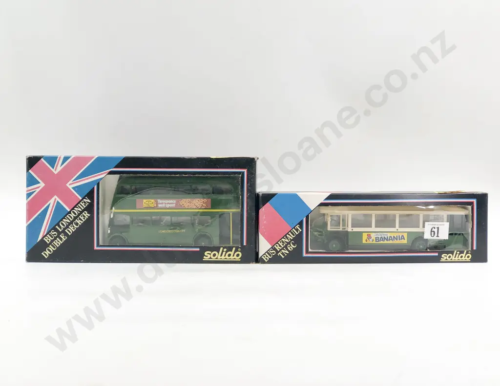 Solido Boxed Renault Bus TN 6C & Londien Bus Double Decker Image 1++