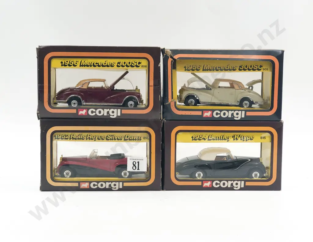 Corgi Four 50's Classics Boxed Models Image 1++