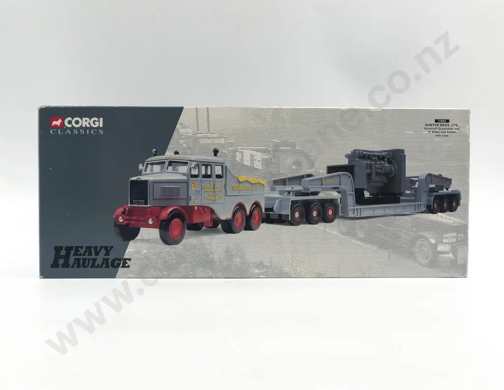 Corgi Boxed Heavy Haulage 17602 Scammell Sunter Bros Ltd Image 1++