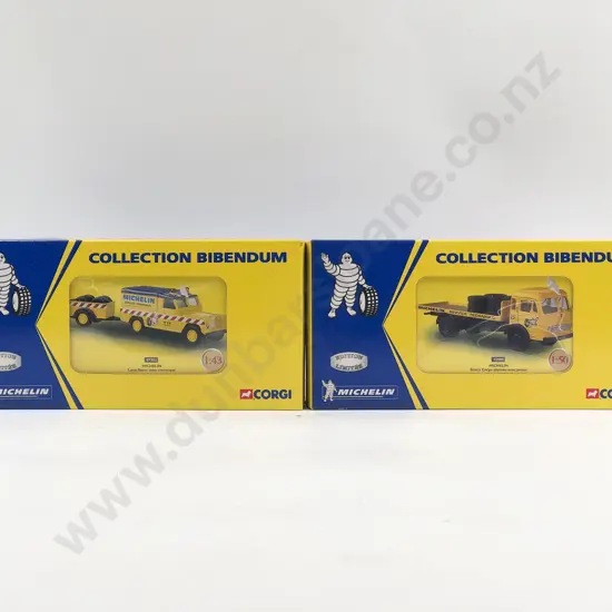 Corgi Boxed Collection Bibendum Michelin Simca Cargo and Land Rover