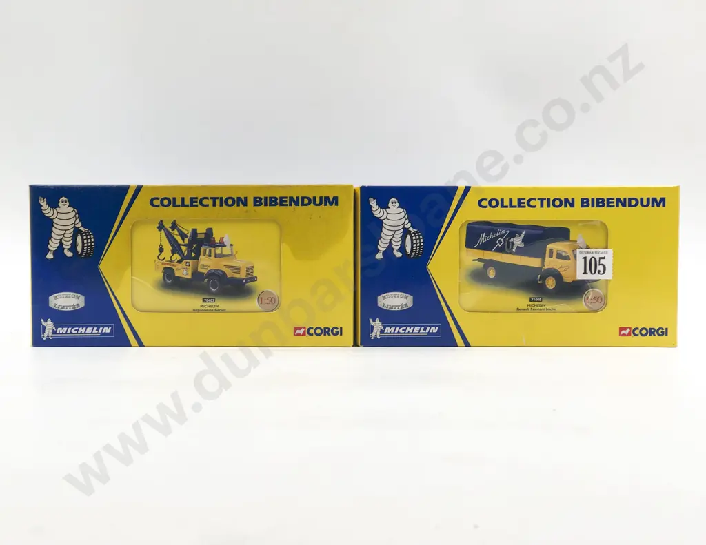 Corgi Boxed Collection Bibendum Michelin Depanneuse Berliet and Renault Image 1++