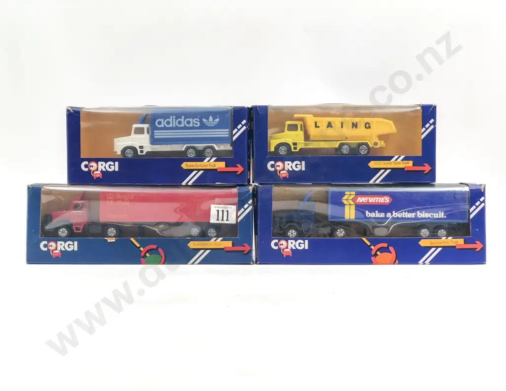 Corgi Four Boxed Truck Models Image 1++