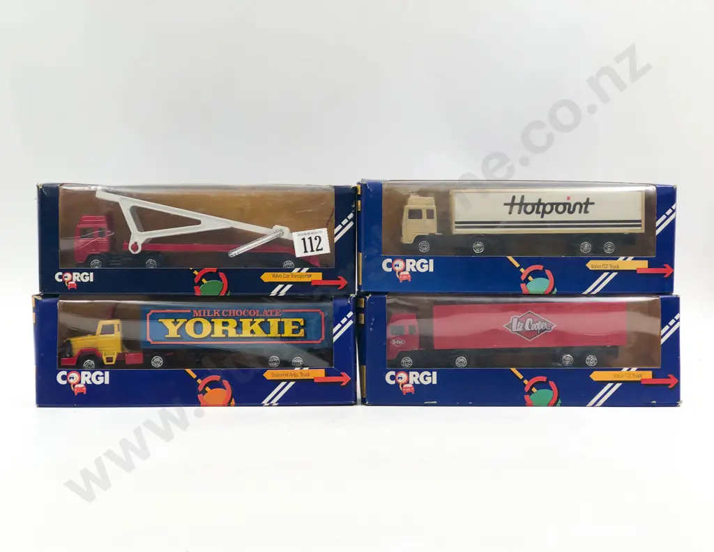 Corgi Four Boxed Truck Models Image 1++