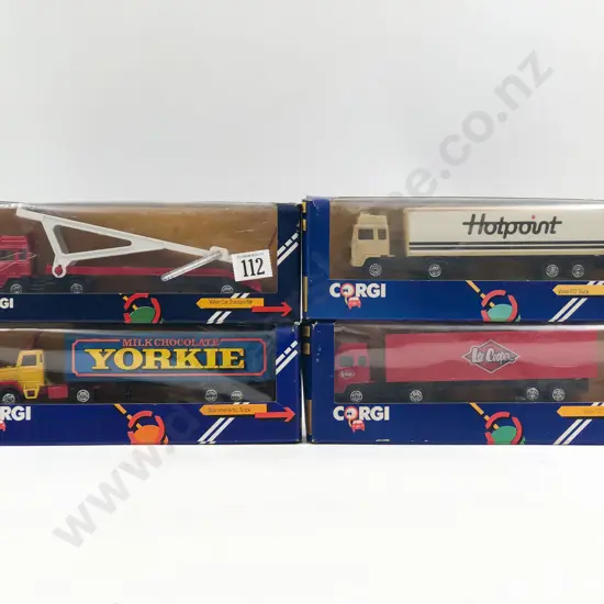 Corgi Four Boxed Truck Models