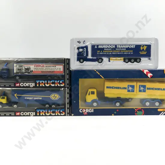 Corgi Four Boxed Truck Models