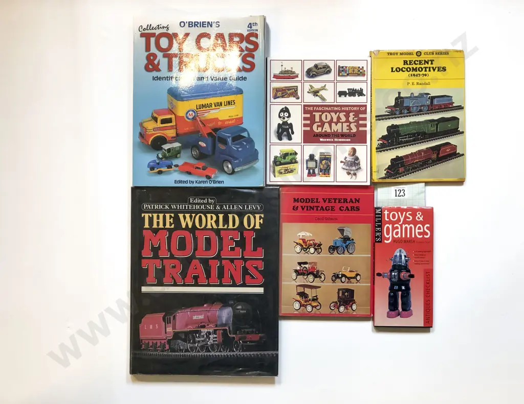 Six Assorted Toy Reference Books Image 1++