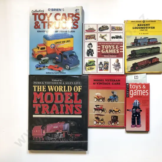 Six Assorted Toy Reference Books
