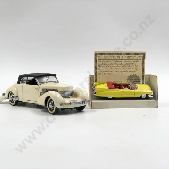 Franklin Mint Unboxed 1937 Cord 812 and other model