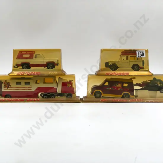 Majorette 3000 Four Boxed Models