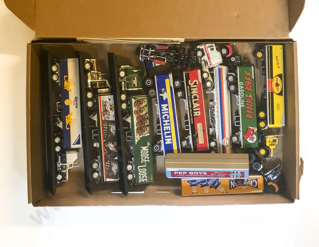Qty Matchbox Collector Series Unboxed Advertising Container Trucks Image 1++