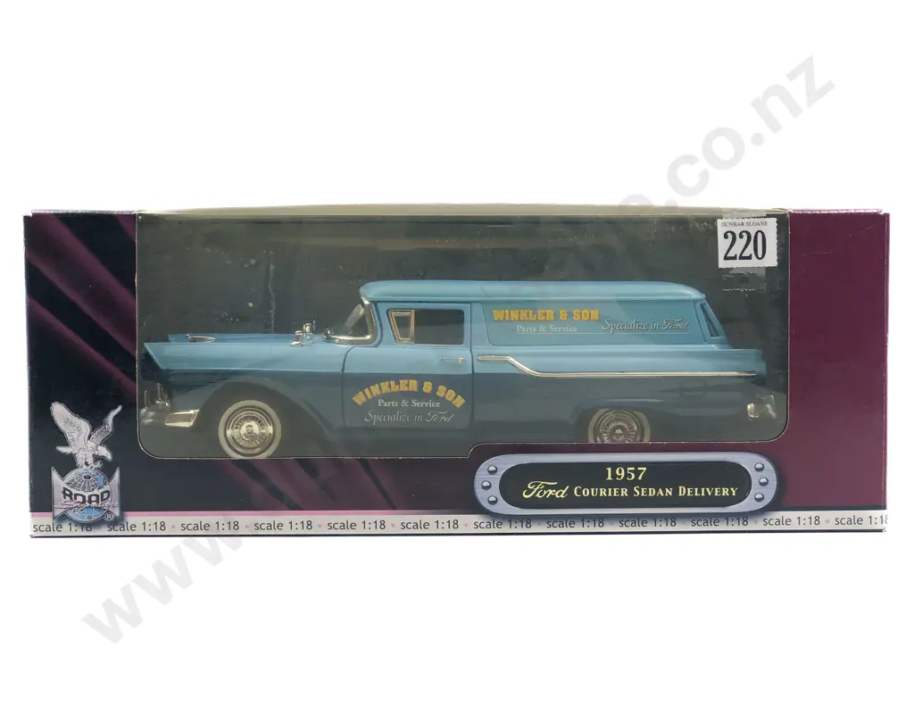 Road Signature Boxed 1:18 1957 Ford Courier Sedan Delivery Image 1++