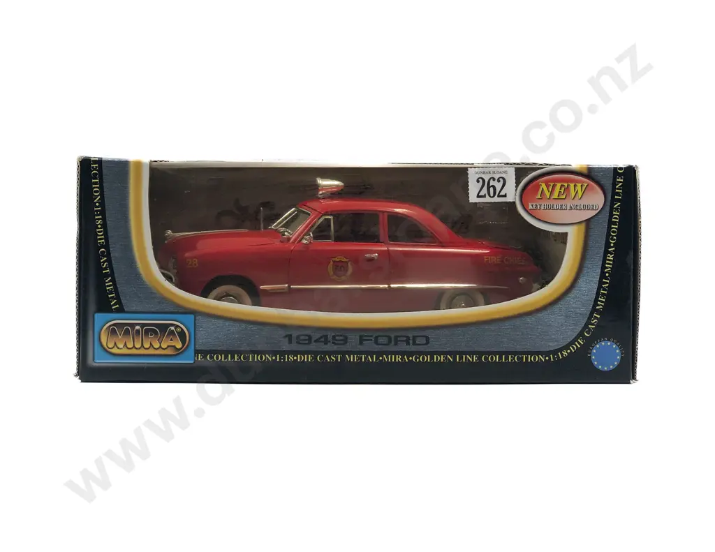 Mira Boxed New Millennium 1:18 1949 Ford Fire Chief Image 1++