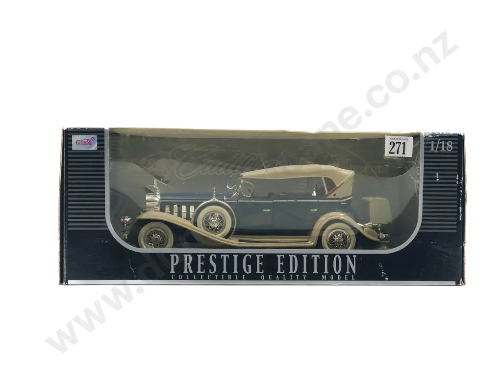 Anson Boxed Prestige Edition 1:18 1932 Cadillac Sport Phaeton Image 1++