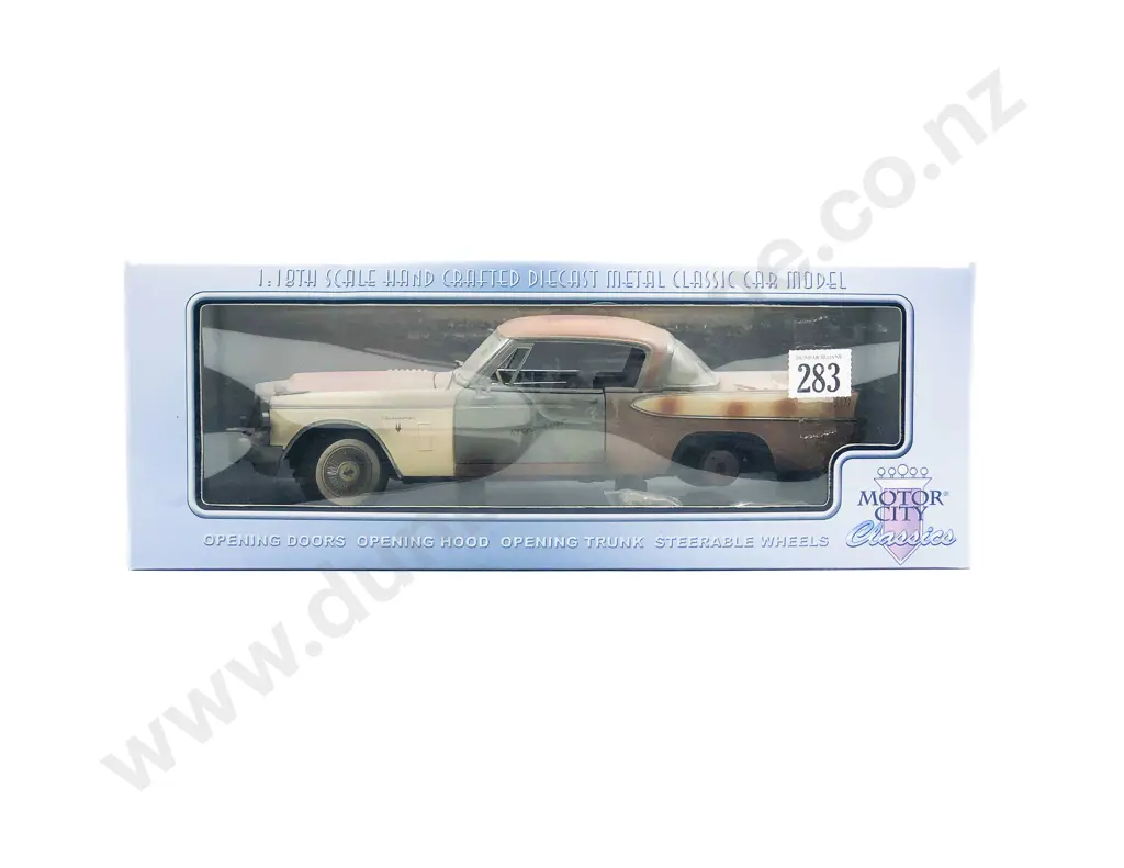 Motor City Boxed 1:18 1957 Studebaker Golden Hawk Image 1++