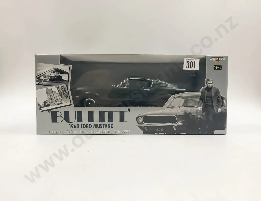 Ertl American Muscle Boxed 1:18 "Bullitt" 1968 Ford Mustang Image 1++